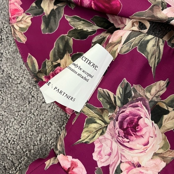 Fame & Partners The Sasha Spiced Berry Off Shoulder Dress - Picture 7 of 11